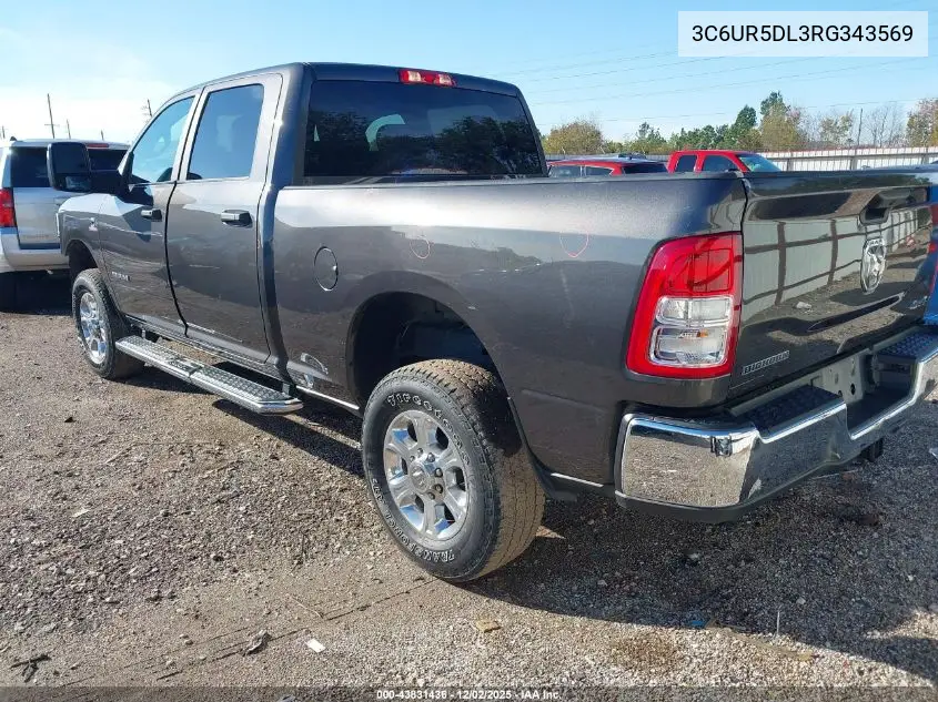 3C6UR5DL3RG343569 2024 Ram 2500 Big Horn 4X4 6'4 Box