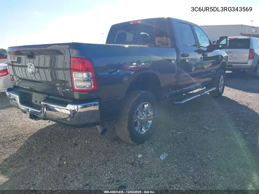 3C6UR5DL3RG343569 2024 Ram 2500 Big Horn 4X4 6'4 Box