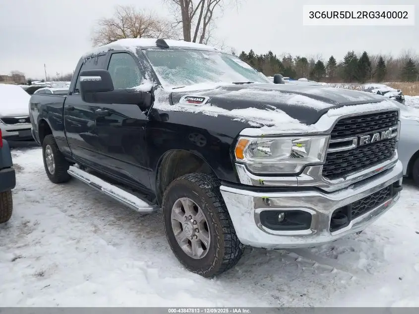3C6UR5DL2RG340002 2024 Ram 2500 Big Horn 4X4 6'4 Box