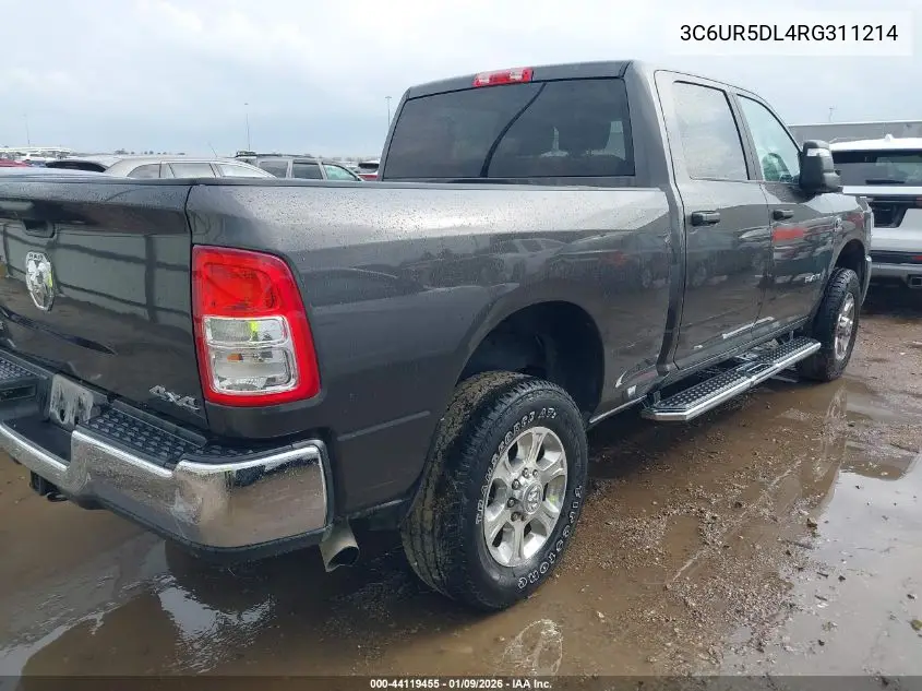 3C6UR5DL4RG311214 2024 Ram 2500 Big Horn 4X4 6'4 Box