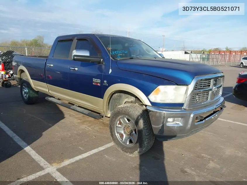 2011 Dodge Ram 3500 VIN: 3D73Y3CL5BG521071 Lot: 44650868