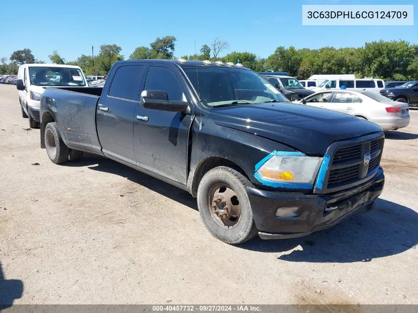 2012 Ram 3500 Slt VIN: 3C63DPHL6CG124709 Lot: 40457732