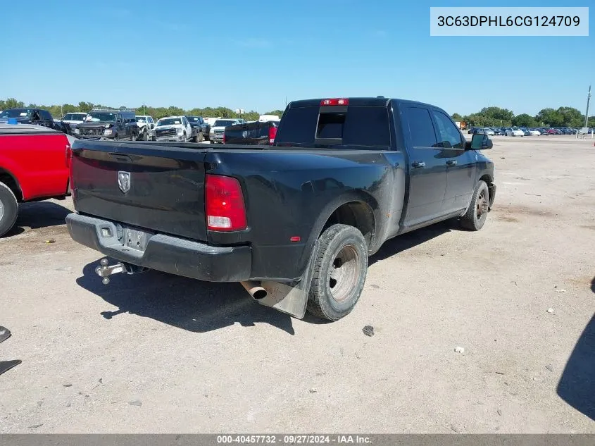 2012 Ram 3500 Slt VIN: 3C63DPHL6CG124709 Lot: 40457732