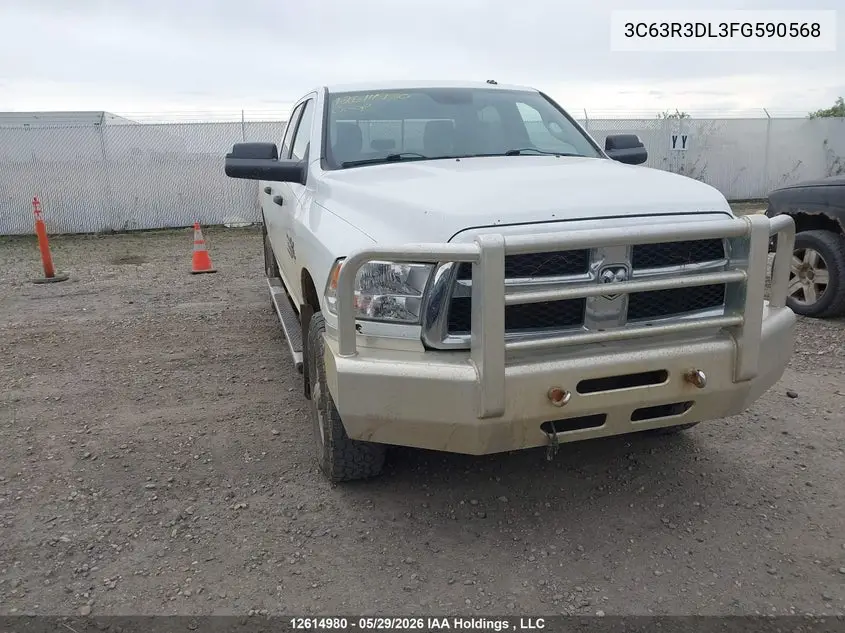 2015 Ram 3500 Slt VIN: 3C63R3DL3FG590568 Lot: 12614980