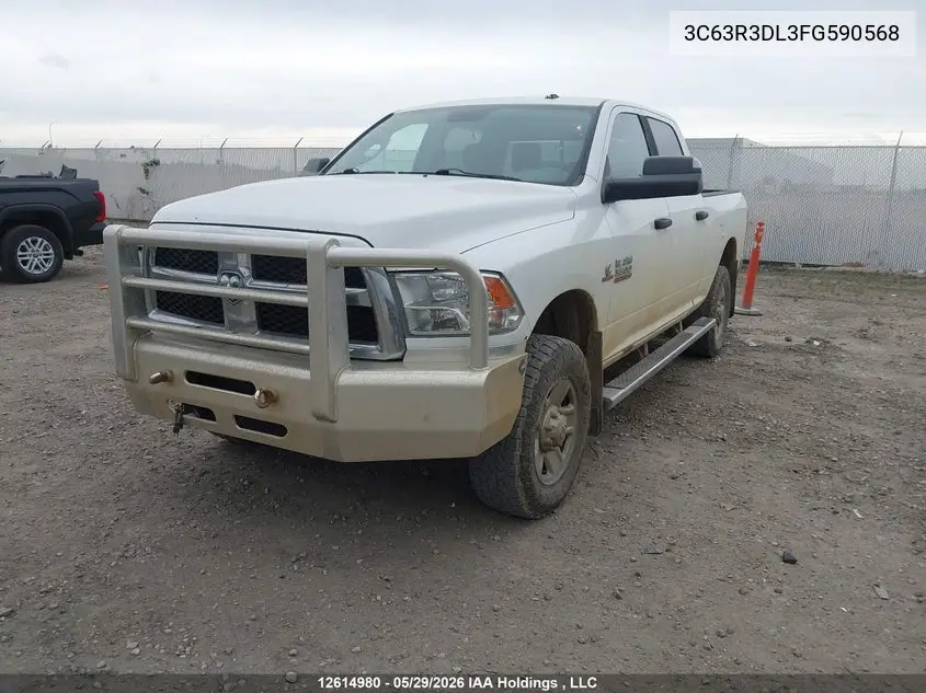 2015 Ram 3500 Slt VIN: 3C63R3DL3FG590568 Lot: 12614980