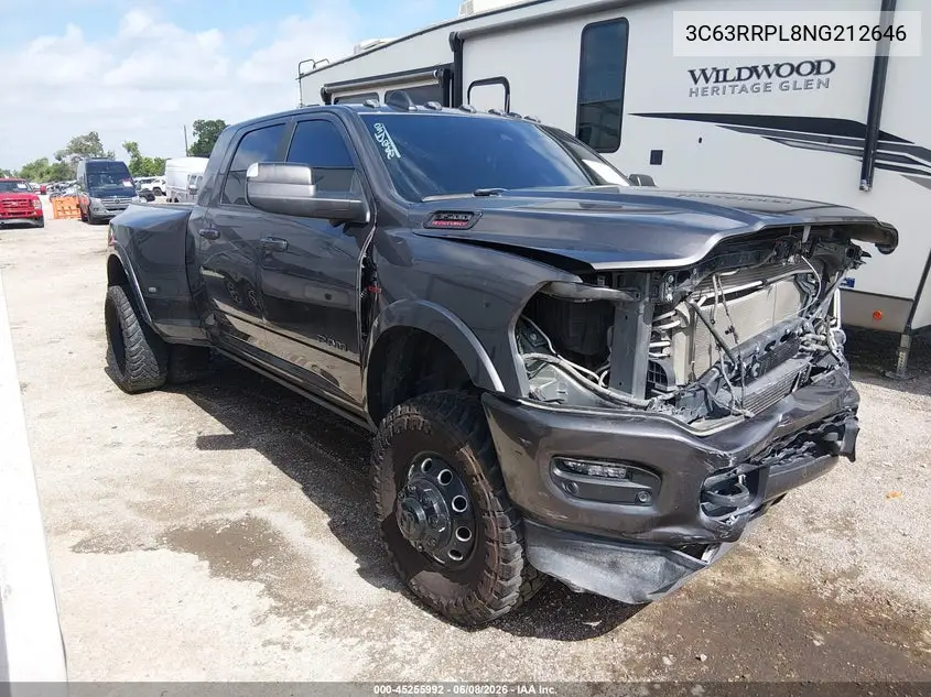 2022 Ram 3500 Limited 4X4 6'4 Box VIN: 3C63RRPL8NG212646 Lot: 45255992