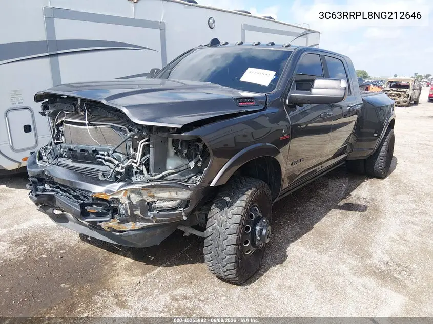 2022 Ram 3500 Limited 4X4 6'4 Box VIN: 3C63RRPL8NG212646 Lot: 45255992