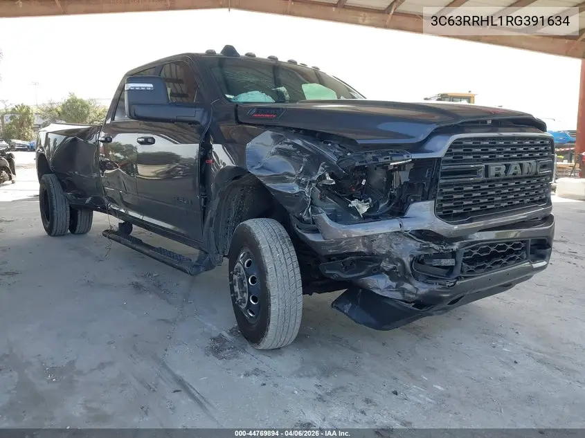 2024 Ram 3500 Big Horn 4X4 8' Box VIN: 3C63RRHL1RG391634 Lot: 44769894