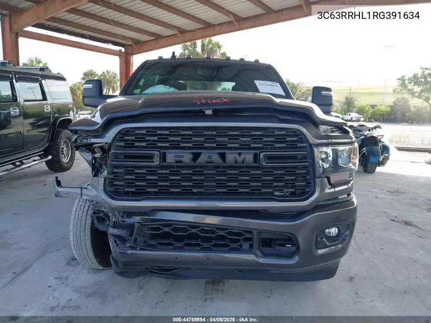 2024 Ram 3500 Big Horn 4X4 8' Box VIN: 3C63RRHL1RG391634 Lot: 44769894