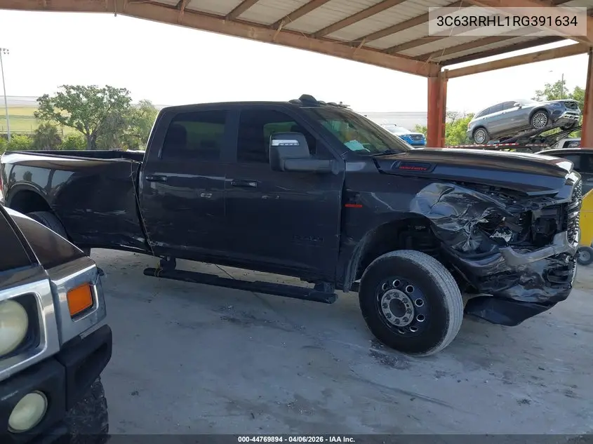 2024 Ram 3500 Big Horn 4X4 8' Box VIN: 3C63RRHL1RG391634 Lot: 44769894