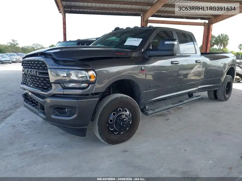 2024 Ram 3500 Big Horn 4X4 8' Box VIN: 3C63RRHL1RG391634 Lot: 44769894