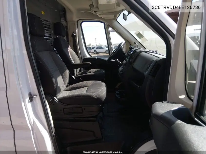 3C6TRVDD4EE126736 2014 Ram Promaster 2500 High Roof