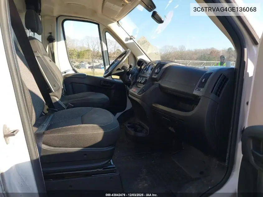 3C6TRVAG4GE136068 2016 Ram Promaster 1500 Low Roof