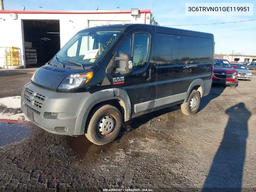 3C6TRVNG1GE119951 2016 Ram Promaster 1500 Low Roof