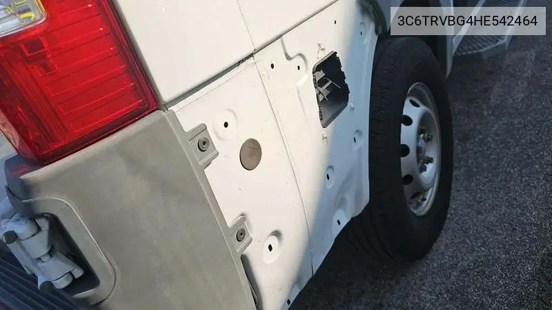 3C6TRVBG4HE542464 2017 Ram Promaster 1500 High Roof 136 Wb