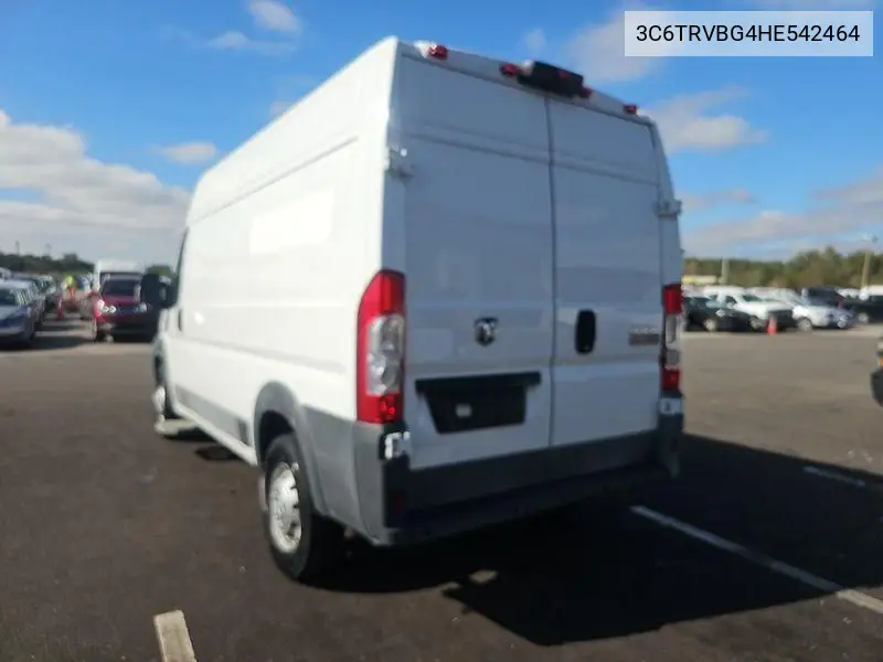 3C6TRVBG4HE542464 2017 Ram Promaster 1500 High Roof 136 Wb
