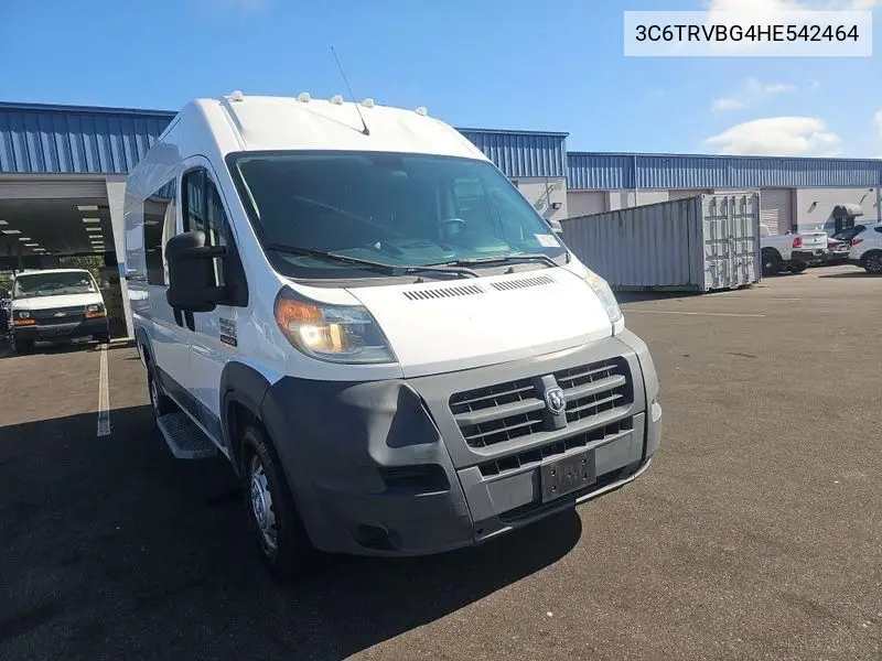 3C6TRVBG4HE542464 2017 Ram Promaster 1500 High Roof 136 Wb