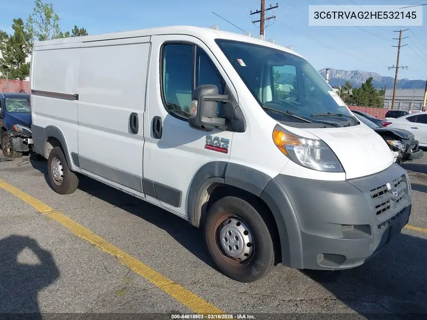 3C6TRVAG2HE532145 2017 Ram Promaster 1500 Low Roof 136 Wb