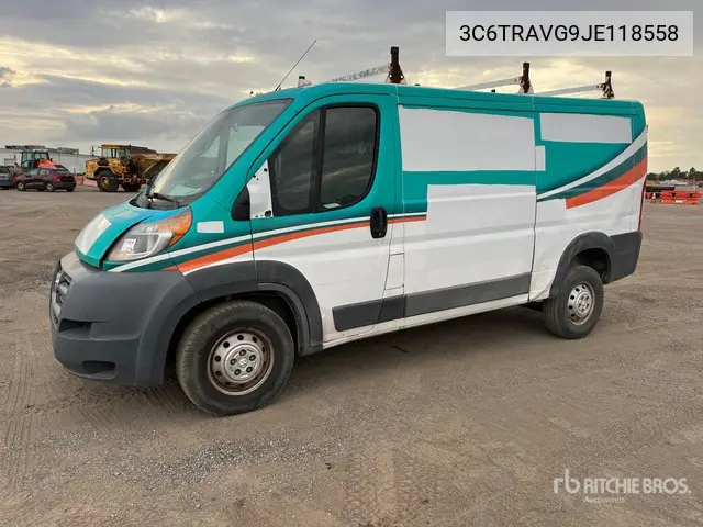 3C6TRAVG9JE118558 2018 Ram Promaster 2018 Ram Promaster Cargo Van