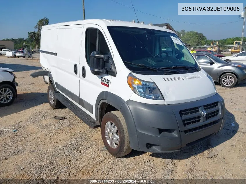 3C6TRVAG2JE109006 2018 Ram Promaster 1500 Low Roof 136 Wb