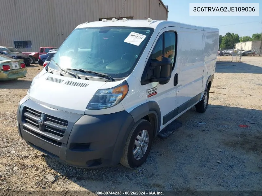 3C6TRVAG2JE109006 2018 Ram Promaster 1500 Low Roof 136 Wb