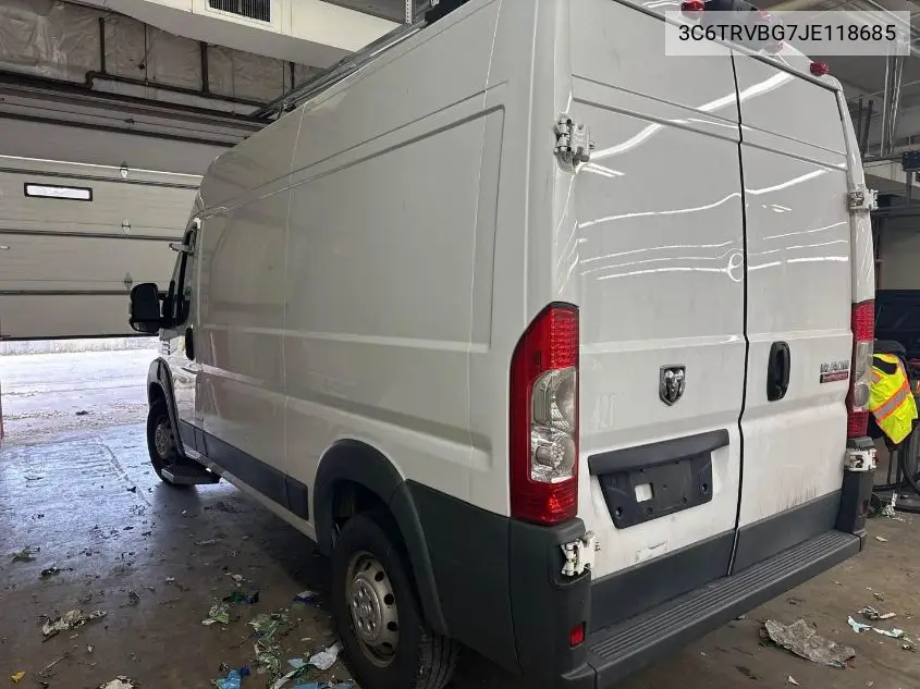 3C6TRVBG7JE118685 2018 Ram Promaster 1500 High Roof 136 Wb
