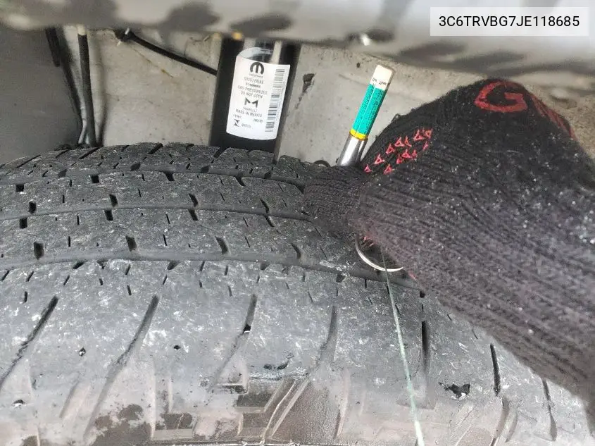 3C6TRVBG7JE118685 2018 Ram Promaster 1500 High Roof 136 Wb