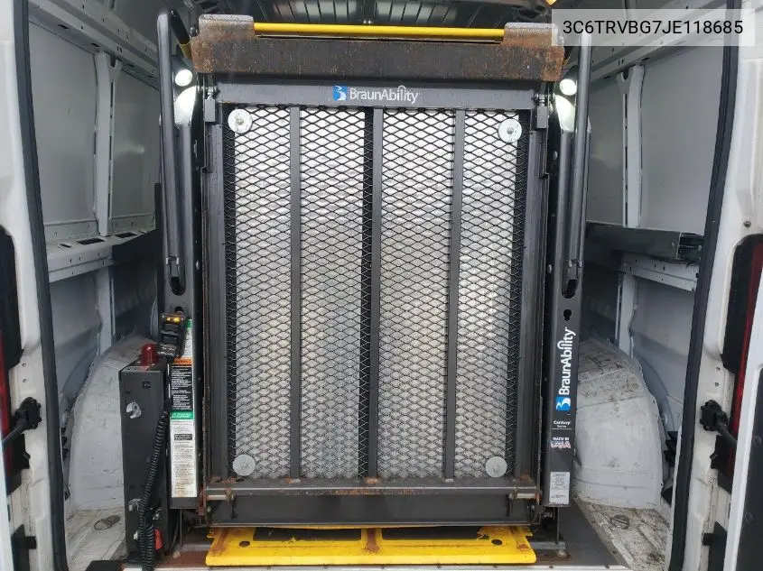 3C6TRVBG7JE118685 2018 Ram Promaster 1500 High Roof 136 Wb