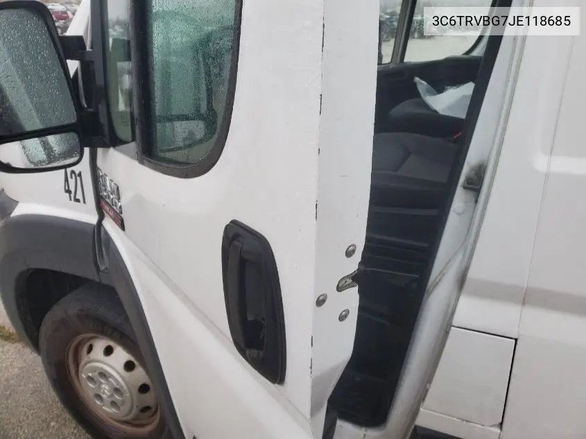3C6TRVBG7JE118685 2018 Ram Promaster 1500 High Roof 136 Wb