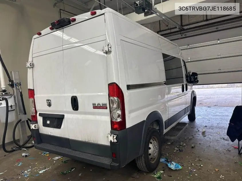 3C6TRVBG7JE118685 2018 Ram Promaster 1500 High Roof 136 Wb