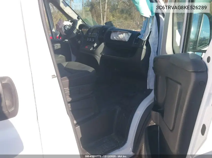 3C6TRVAG8KE526289 2019 Ram Promaster 1500 Low Roof 136 Wb