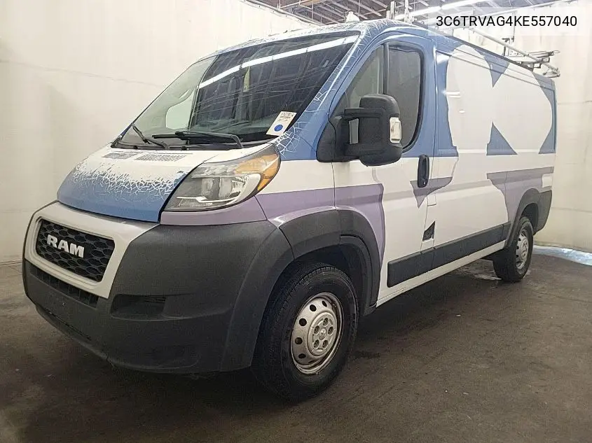 3C6TRVAG4KE557040 2019 Ram Promaster 1500 Low Roof 136 Wb