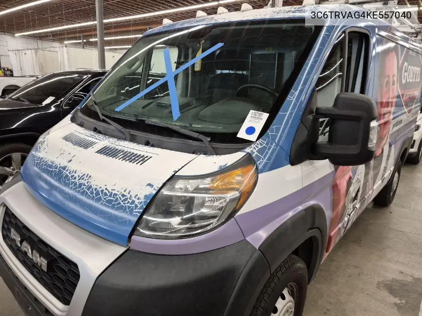 3C6TRVAG4KE557040 2019 Ram Promaster 1500 Low Roof 136 Wb