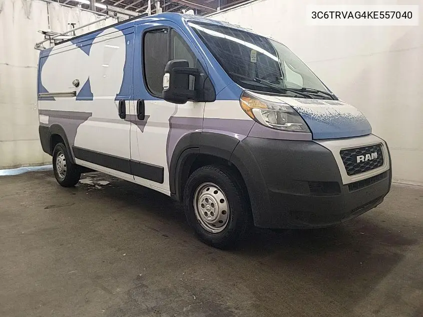 3C6TRVAG4KE557040 2019 Ram Promaster 1500 Low Roof 136 Wb