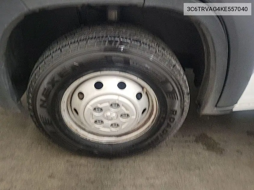3C6TRVAG4KE557040 2019 Ram Promaster 1500 Low Roof 136 Wb