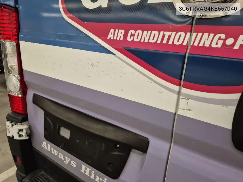 3C6TRVAG4KE557040 2019 Ram Promaster 1500 Low Roof 136 Wb