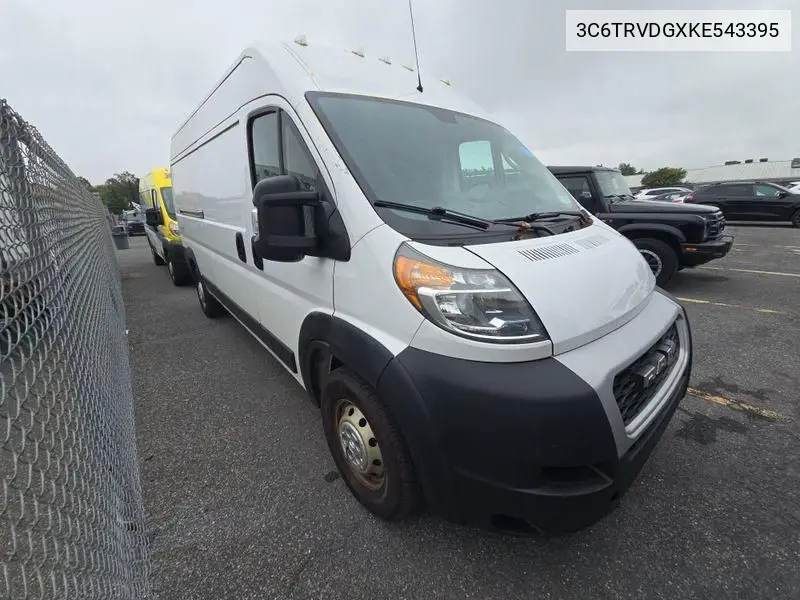 3C6TRVDGXKE543395 2019 Ram Promaster 2500 High Roof 159 Wb