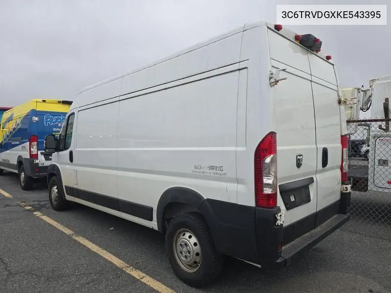 3C6TRVDGXKE543395 2019 Ram Promaster 2500 High Roof 159 Wb