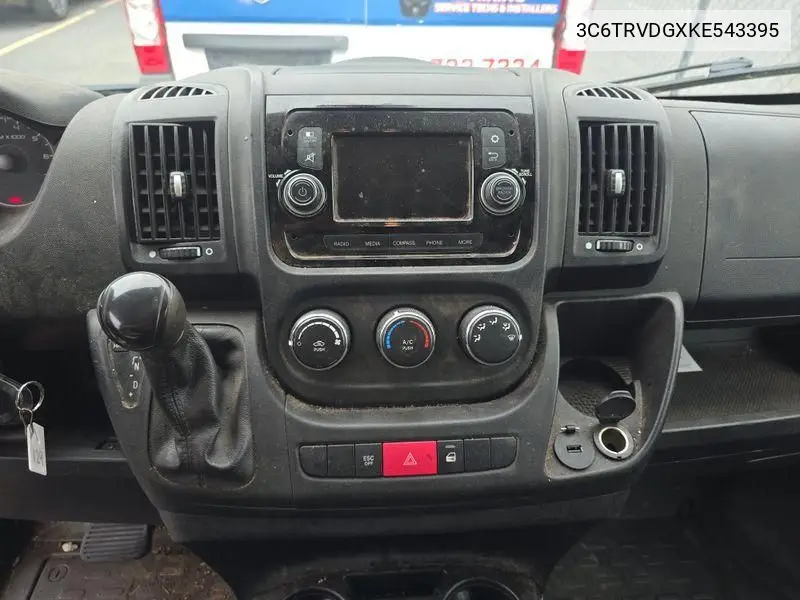 3C6TRVDGXKE543395 2019 Ram Promaster 2500 High Roof 159 Wb