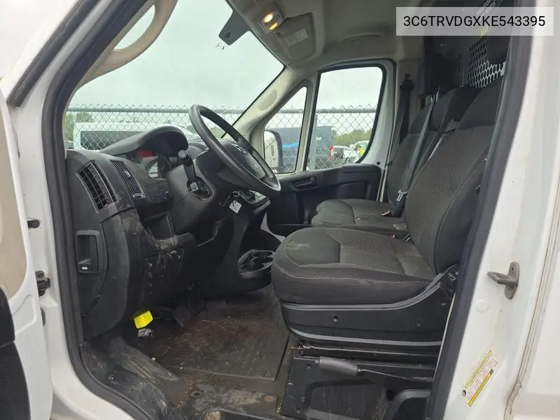 3C6TRVDGXKE543395 2019 Ram Promaster 2500 High Roof 159 Wb