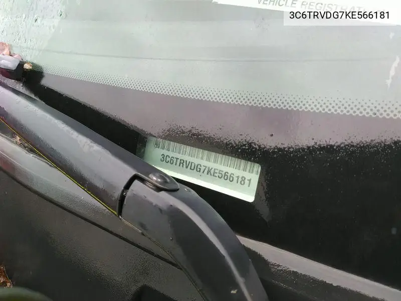 3C6TRVDG7KE566181 2019 Ram Promaster 2500 High Roof 159 Wb