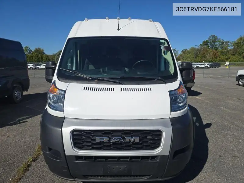 3C6TRVDG7KE566181 2019 Ram Promaster 2500 High Roof 159 Wb