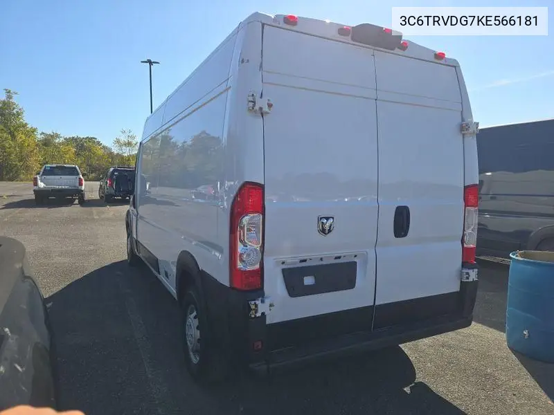 3C6TRVDG7KE566181 2019 Ram Promaster 2500 High Roof 159 Wb
