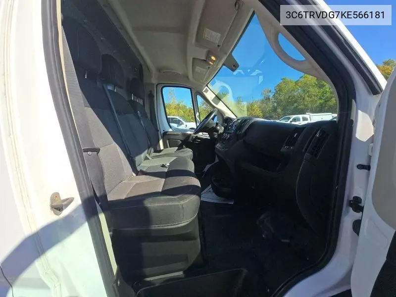 3C6TRVDG7KE566181 2019 Ram Promaster 2500 High Roof 159 Wb