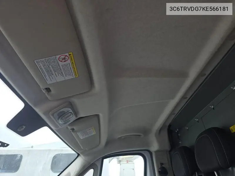 3C6TRVDG7KE566181 2019 Ram Promaster 2500 High Roof 159 Wb