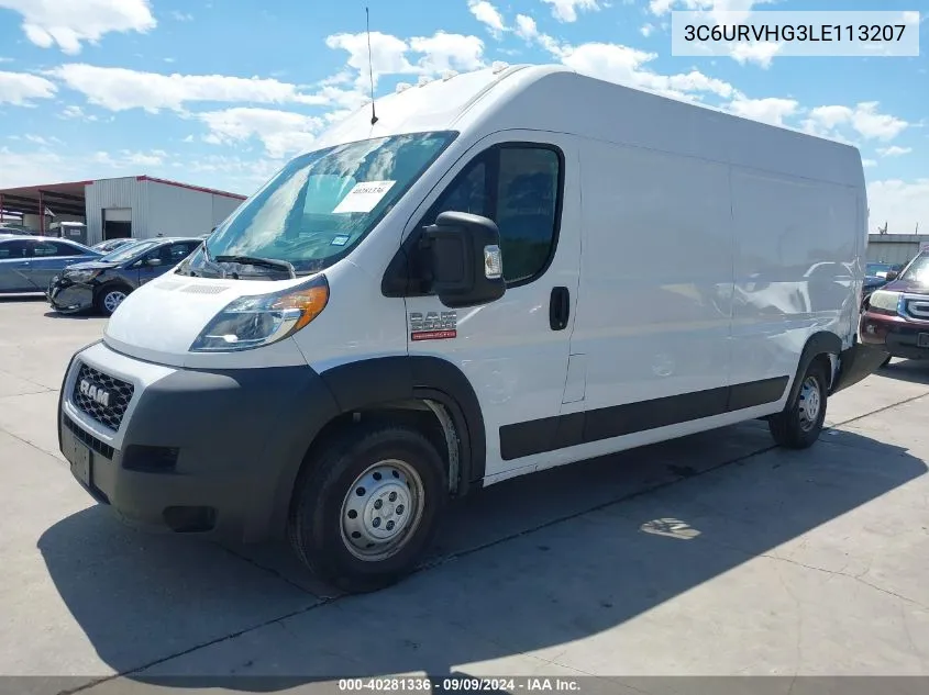 3C6URVHG3LE113207 2020 Ram Promaster 3500 High Roof 159 Wb