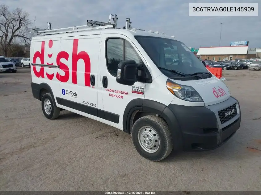 3C6TRVAG0LE145909 2020 Ram Promaster 1500 Low Roof 136 Wb