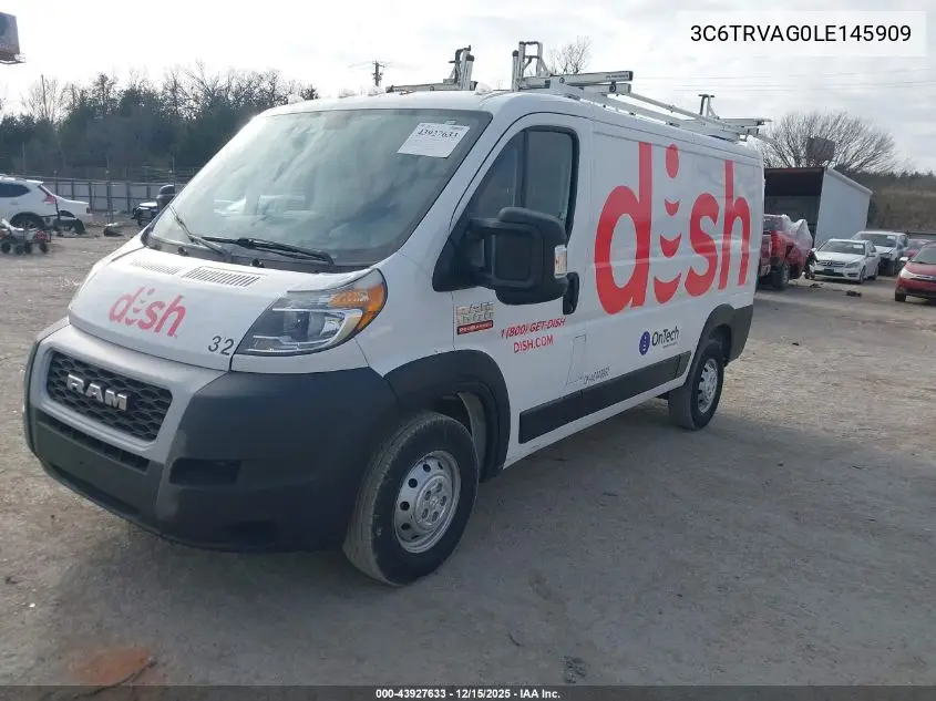 3C6TRVAG0LE145909 2020 Ram Promaster 1500 Low Roof 136 Wb