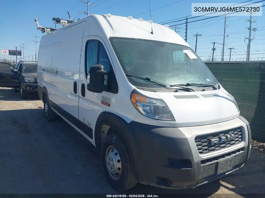 3C6MRVJG6ME572730 2021 Ram Promaster 3500 Cargo Van High Roof 159 Wb Ext