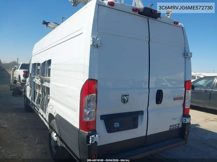 3C6MRVJG6ME572730 2021 Ram Promaster 3500 Cargo Van High Roof 159 Wb Ext